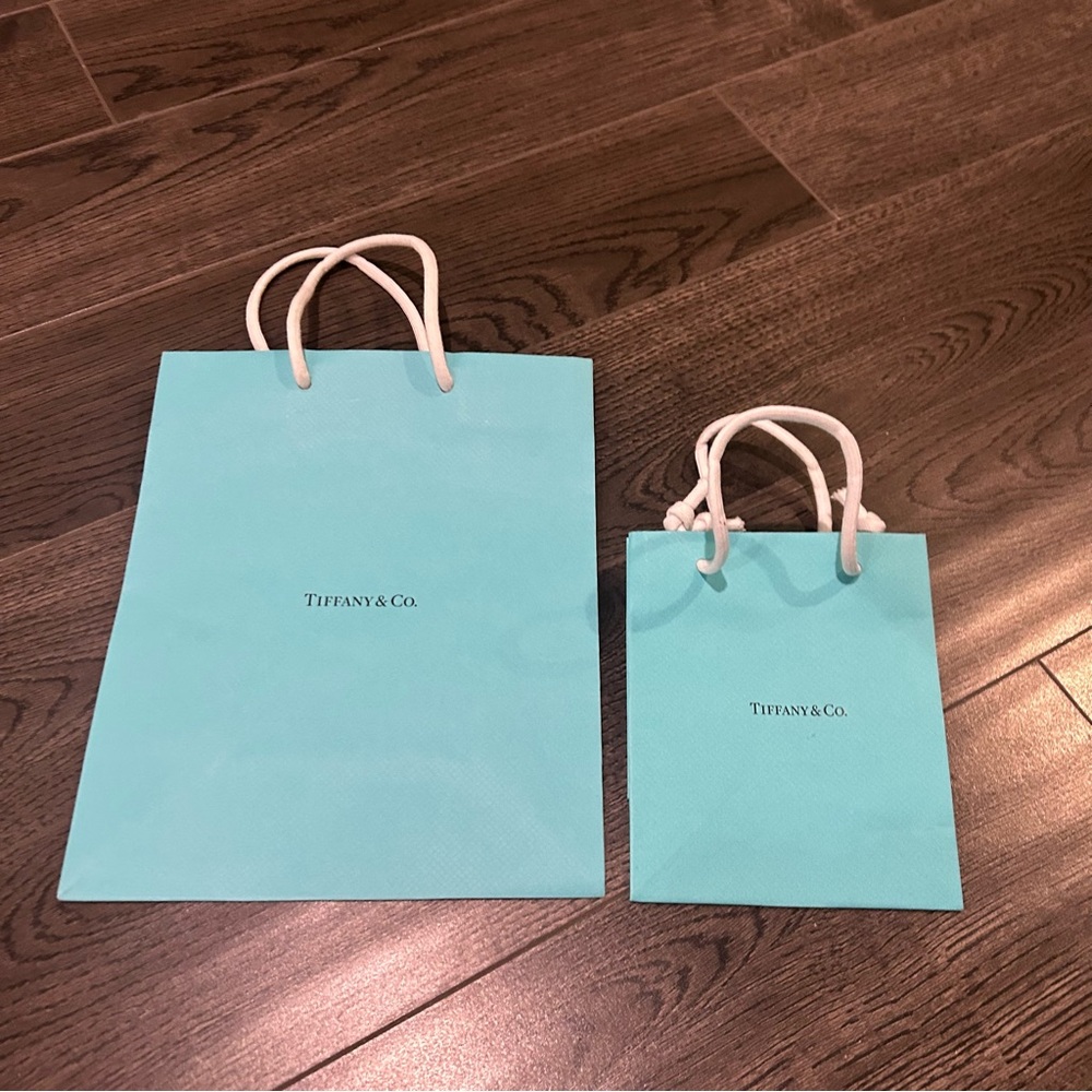 Tiffany Paper Bags x1 Large x1 Small
